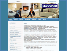 Tablet Screenshot of ekodomar.pl